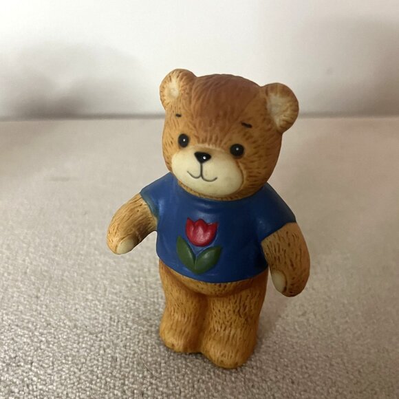 Lucy & Me Bear Figurines By Lucy Rigg Enesco 1980s Ceramic Collectibles Set Of 4 - Picture 5 of 7